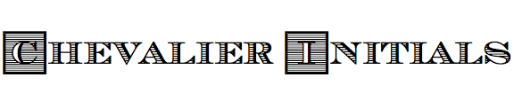 Chevalier Initials