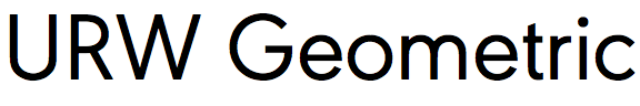 URW Geometric