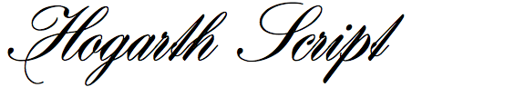 Hogarth Script