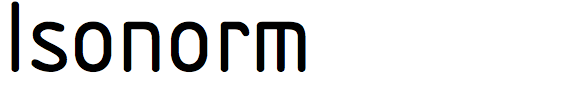 Isonorm (URW)