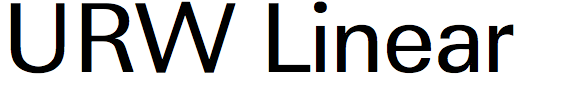 URW Linear