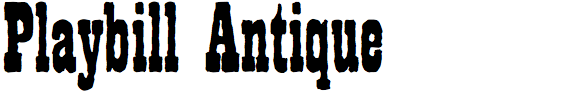 Playbill Antique