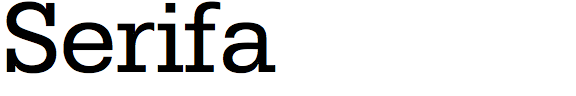 Serifa (URW)