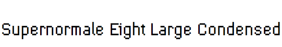 Supernormale Eight Large Condensed