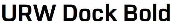 URW Dock Bold