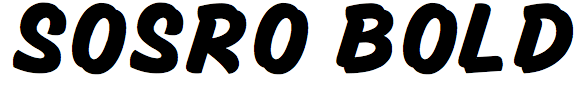 Sosro Bold