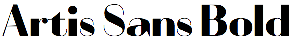 Artis Sans Bold