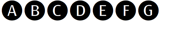 Bullet Numbers Sans Neg
