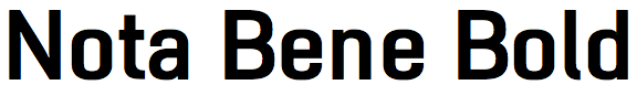Nota Bene Bold