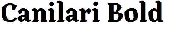 Canilari Bold