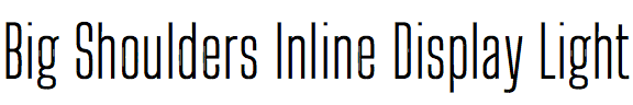 Big Shoulders Inline Display Light