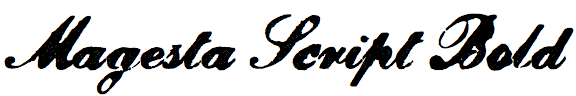 Magesta Script Bold