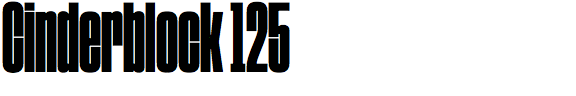 Cinderblock 125