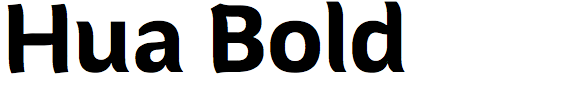 Hua Bold