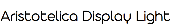 Aristotelica Display Light