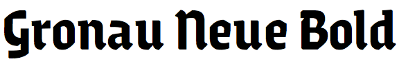 Gronau Neue Bold