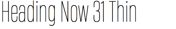 Heading Now 31 Thin