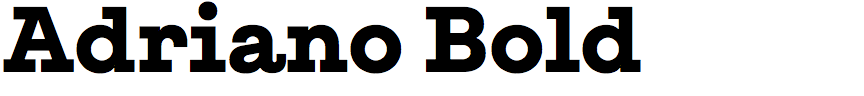 Adriano Bold