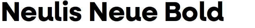 Neulis Neue Bold