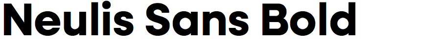 Neulis Sans Bold