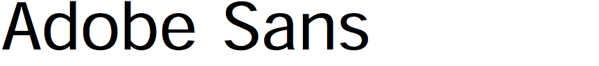 Adobe Sans