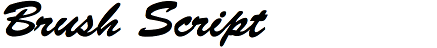 Brush Script