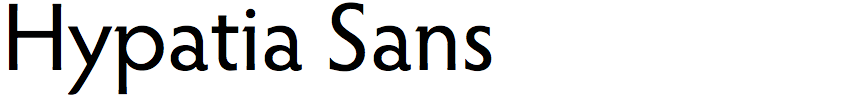 Hypatia Sans