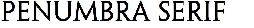 Penumbra Serif