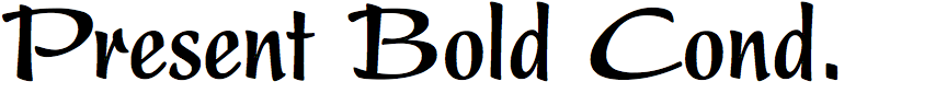 Present Bold Condensed