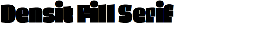 Densit Fill Serif