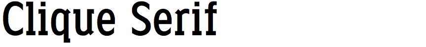 Clique Serif