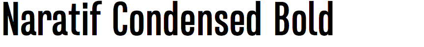 Naratif Condensed Bold