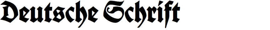 Deutsche Schrift