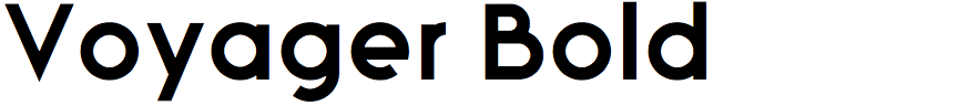 Voyager Bold (Animography)