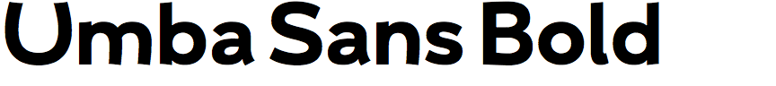 Umba Sans Bold