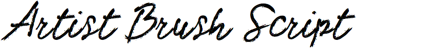 Artist Brush Script