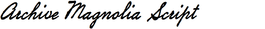 Archive Magnolia Script