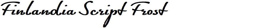 Finlandia Script Frost