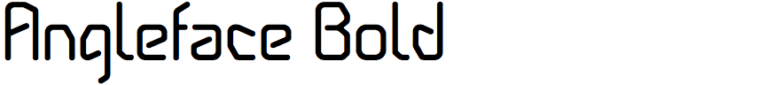 Angleface Bold