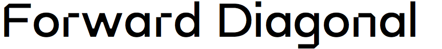Forward Diagonal
