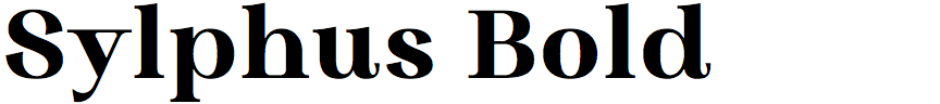 Sylphus Bold