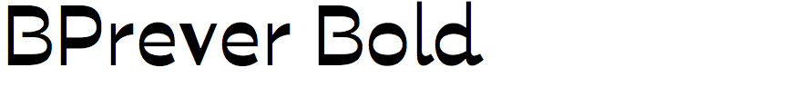 BPrever Bold