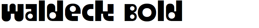 Waldeck Bold