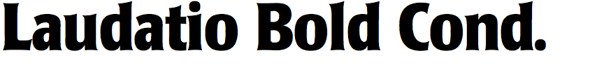 Laudatio Bold Condensed