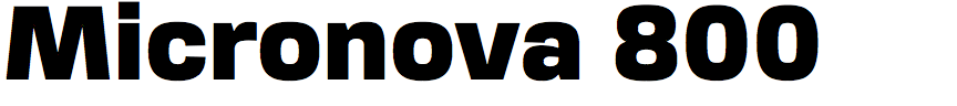 Micronova 800
