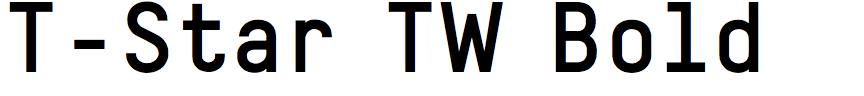 T-Star TW Bold