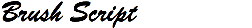 Brush Script (BT)