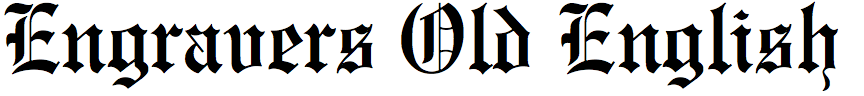 Engravers Old English (BT)