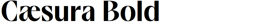 Caesura Bold