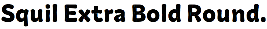 Squil Extra Bold Rounded